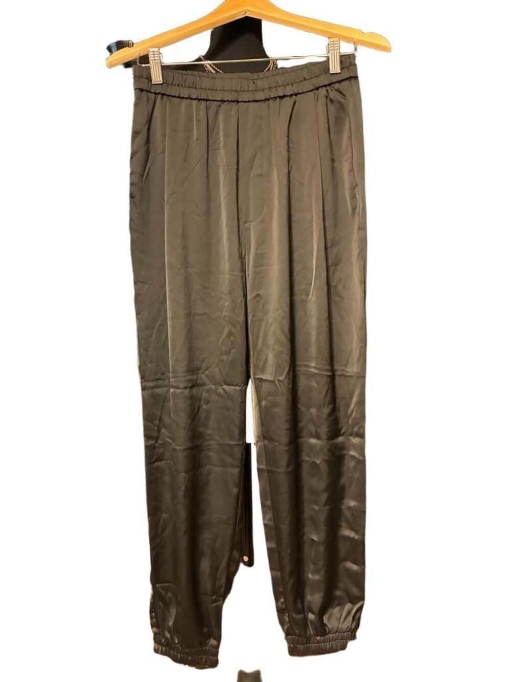 Zara Satin Pull-On Pants w/pockets-Size S-NWT